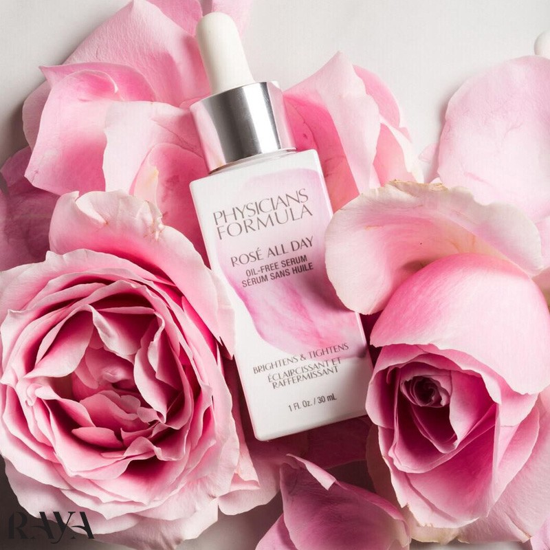سرم گل رز فیزیشن فرمولا حجم 30 میلی لیتر حاوی ویتامین C | روشن کننده و آبرسان پوست Physicians Formula Rose All Day Oil Free Serum